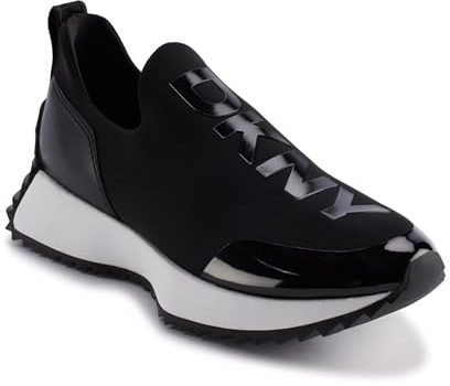DKNY Nallen-Slip On SNE, Zapatillas Deportivas para Mujer, Negro, 38 EU