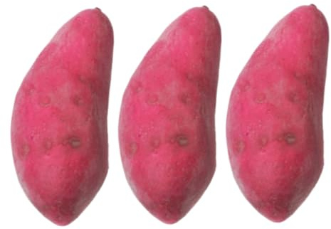 ERINGOGO Patata Dolce Artificiale Realistica in Schiuma 3 Pezzi