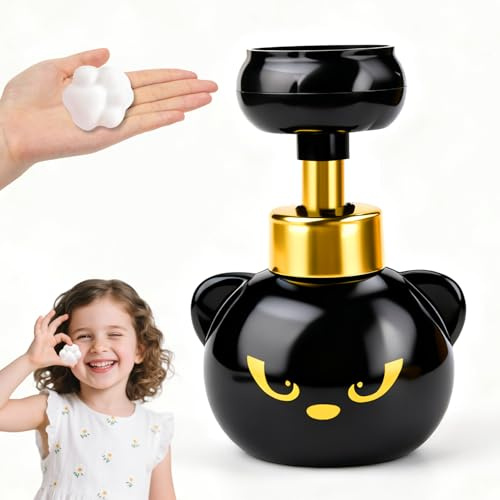 Ruichi Cat Paw Foam Soap Dispenser, Paw Print Soap Dispenser Creates Paw-Shaped Foam, Fun, Presents for Boys, Girls, Party Favor