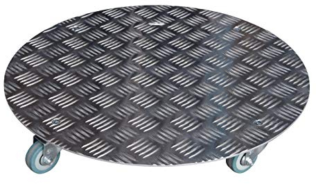 Louis Moulin Basis mit Rollen für Pflanztöpfe, Aluminium, 49 x 49 x 7.5 cm, 8088