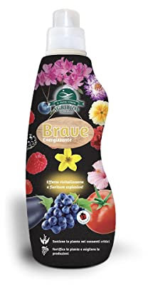 Brave Concime Liquido Universale Energizzante - Concime Orto Per Fortificare Le Piante, Fertilizzante Piante Per Aumentare La Produzione Di Fiori E Frutti. Concime Biologico Con Estratto D’Alga.