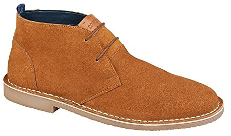 Roamers Mens Suede Desert Boots (9 UK) (Tan)