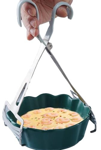 Di Piastra Calda - Clip, Piroscafo Per Sollevatore A Ciotola | Da Cucina Grabber, Ciotola Calda Multifunzionale Retriever, Pentole Per Frigori Per Aria Ergonomiche Per Le Pinze Da