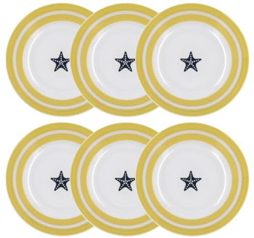 Quid Atlantic Set 6 Platos Hondos Melamina 20cm Melamina No Apto Microondas Extra Fuerte