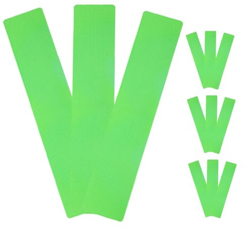 WHAMVOX 12PCS Court Line Markers Flat Rectangular Field Marking Pads for Football Tennis Basketball Volleyball Training Outdoor Boundary Spot Markers with Vivid Colors