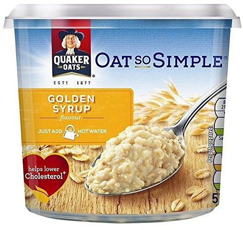 Avoine Quaker Si Simple Pot De Bouillie Sirop D'Or 57G