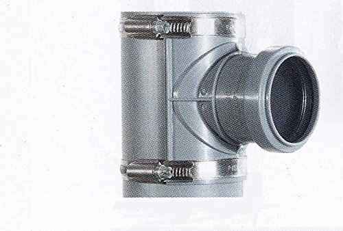 airfit HT de selle de dérivation DN 160 x 50 avec 2 colliers de fixation en acier inoxydable