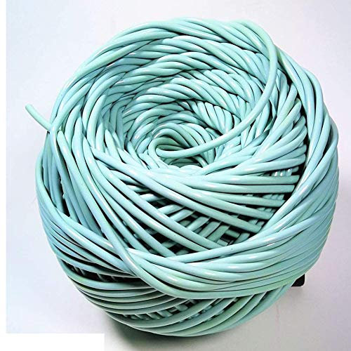 Todo Cultivo Macarrón Hilo Elastico para arboles. Ovillo de 1 Kilo de 3,50 mm. de diametro. PVC Extensible para el Atado o entutorado de viña, arboles o Plantas.