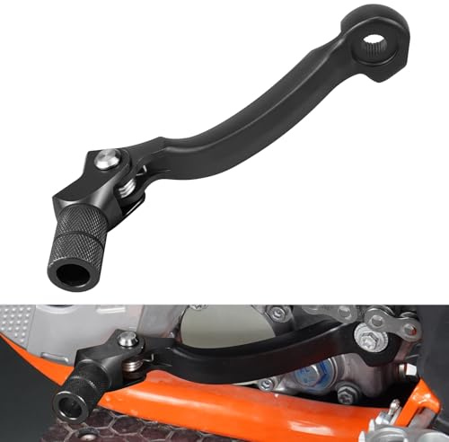 NICECNC Leva del cambio per moto in alluminio Compatible with Husqvarna TC TE FC FE TX FX FS 125-501 2014-23 701 Enduro Supermoto 16-22, Compatible with GasGas EX EC MC 125-300 2021-23, vedi