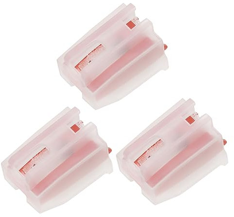 JOINPAYA 3stücke Vinyl Plattenspieler Stylus Mit Rotem Aluminiumkopf Universelle Ersatznadel Für Hochwertigen Und Einfache Installation Audiozubehör Für Schallplattenliebhaber