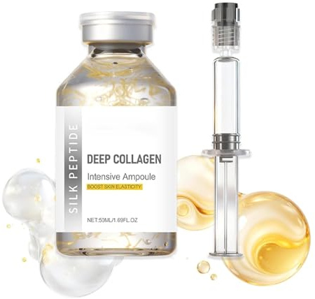 Ampoule Liftante Intensive Aux Peptides De Soie - SéRum Liftant Intensif Au CollagèNe Profond Et Aux Peptides De Soie Pour Le Visage, SéRum Anti-âGe Pour Femmes,1PCS