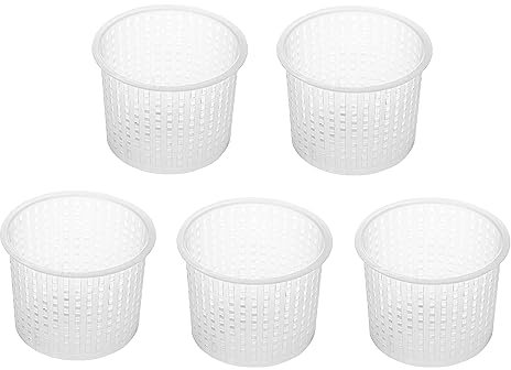 AlcoFermBrew 5 x Moule à fromage 6x4.7cm - 150g Formagio Fresco | Forme à fromage | Moule à faisselle | Fromage maison