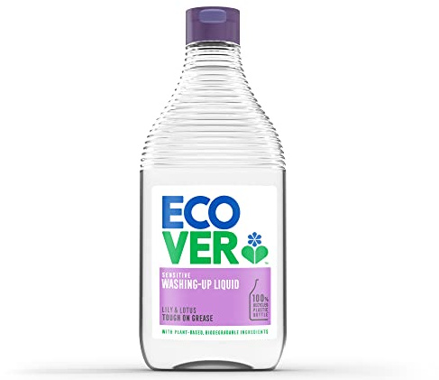 Ecover Washing Up Liquid, Lily & Lotus, Grease Cutting, 450ml