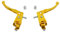 DIA-COMPE MX121 / Tech 3 Bremshebel-Set für Old School BMX, goldfarben, DP2519