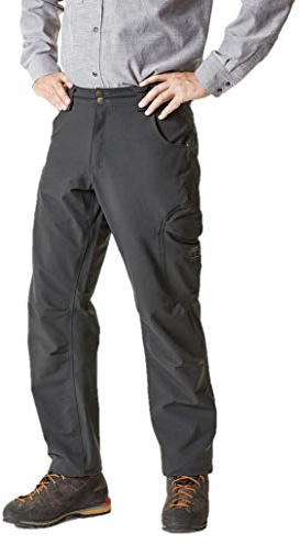 TRUEWERK Men’s Workwear Pants - T1 WerkPants Relaxed Fit, Lightweight, Moisture Wicking, Cargo Pants with 4-Way Stretch, Deep Grey, 34W x 32L