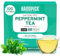 HANDPICK, Peppermint Tea Bags (100 Count) Non-GMO, 100% Pure Peppermint Herbal Tea Bags - Minty, Fresh & Cool flavor | Premium Round Eco-conscious Tea Bags