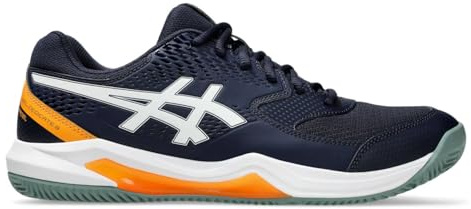 Asics 1041A414-404 Gel-Dedicate 8 Padel Uomo, Midnight/White EU 44.5