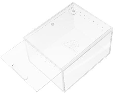 Yardwe Boîte d'alimentation pour Reptiles Conteneurs Faux Reptiles Élevage De Enclos pour Bébé Mini Boîtier Chauffant Enclos pour Tarentules Petit Terrarium Enclos