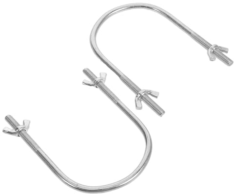 ARTSEWPLY Supporti per Radiatori ad Olio Ganci per Ruote in Metallo Argento, 2 Pezzi, Base Mobile Resistente per Riscaldatori in Spazi Abitativi e Camere da Letto
