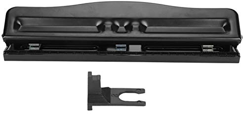 Paper Punch 3 Hole Puncher Adjustable Paper Cutter Low Force Manual Punch 10 Sheet Capacity Desktop Punch Portable