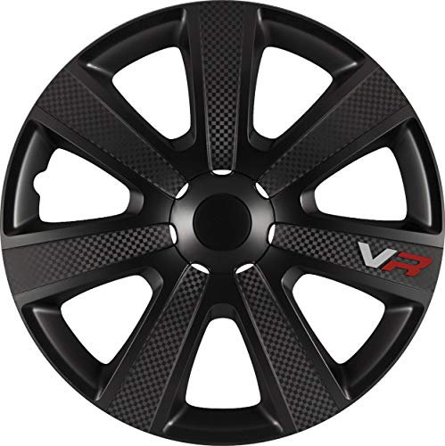 kh Teile Radkappen 16 Zoll VR Black schwarz 16 1-Fach lackiert Radzierblenden 4er Set komplett