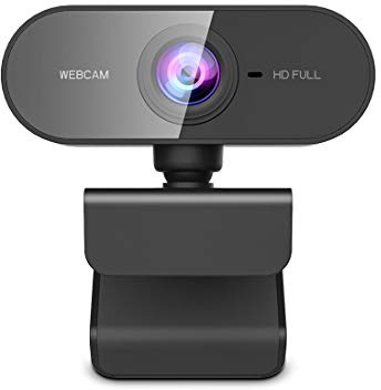 1080P webbkamera med Mikrofon,NIYPS PC USB-videokamera för PC Fast,MAC y Web Cam vidvinkel HD för Streaming, Autfokus, Plug and Play,Bärbar PC-kamera för videosamtal,Spel,Konferenser (Mini)