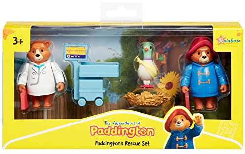 Rainbow Designs Official Paddington Bear Rescue Kit - The Adventures of Paddington Figurines for Kids
