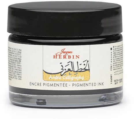Jacques Herbin 11609T - Encre de calligraphie arabe noire 40ml