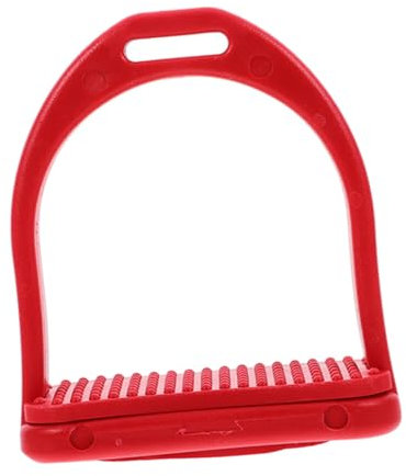 Kisangel 1 Paar Praktische Pferdesteigbügel Für Reitsicherheit Und Sattelzubehör Überschuhe Sicherheits Pferdesteigbügel Reitsattelsteigbügel