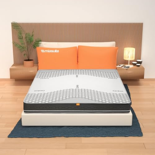 Materasso Una Piazza e Mezzo 120x200, Memory + Molle Insacchettate, alto 25 cm - Dispositivo Medico Ortopedico, Semirigido, Rivestimento Carbon - Box System Perimetrale, 100% Made in Italy | Zefiro
