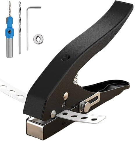 Perforatore | Perforatore Rotondo a Fessura per Singolo Foro, per Bordatura per Cartone Carta Cartoncino Legno Uso Domestico e Lavorativo