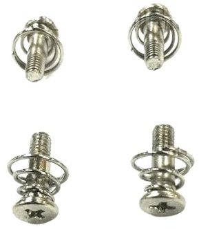 Fläktskruvar Datorskruvar med krysshuvud, 30-pack, silverfärgade, M2 och .5(M2.5x9.5mm)