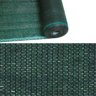 ITALFROM - Rete Ombreggiante Frangivista per Recinzione Giardino Verde (H100cmX25m) Copri Ringhiera Balcone Esterno, Telo Ombreggiante Oscurante per Maggiore Privacy, Varie Misure Disponibili