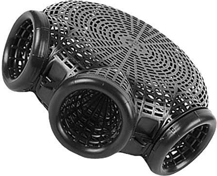 Krebsfalle, Langlebige Aalfalle aus PP, AAL-Falle, Krebsfalle, robuste Krebsfalle für Seen zum Fangen von Garnelen, Langusten, Fischen, Krabben