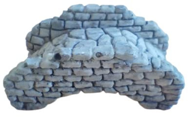 Pont miniature pour terrarium de table, jardin zen, jardin féérique, bonsaï, décoration (E (petit gris)