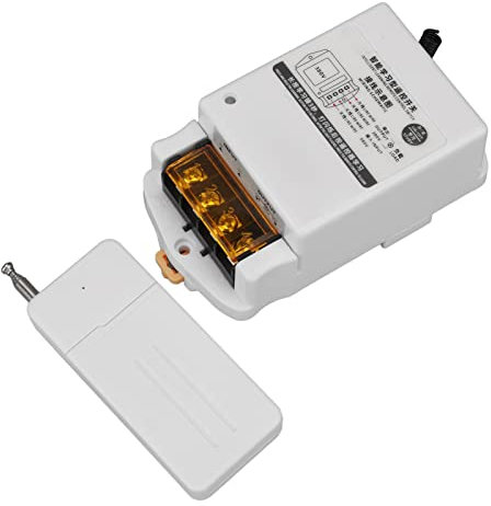 Interruptor Inalámbrico, Interruptor de Control Remoto Inalámbrico AC 380V, Interruptor para Alarmas Antirrobo, Electrodomésticos, Bombas, Interruptores de Toma de Corriente