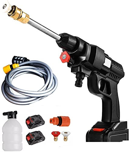 Deals Idropulitrice a batteria 48V Idropulitrice portatile con 2 batterie Idropulitrice ad alta pressione a batteria per il lavaggio di auto Pulizia di pavimenti