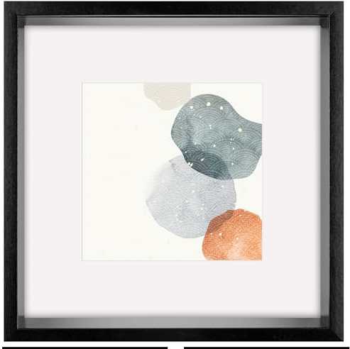 marco de diseño walther Forma 3D marco de madera FSC 50x50 cm, negro, HNX550B