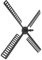 CIMAXIC 1 Set Windmühlen Zubehör Für Den Garten Windmühlenflügel Für Garten Windmühlen Wetterfeste Garten Deko 41x41 cm Bewegliche Blätter