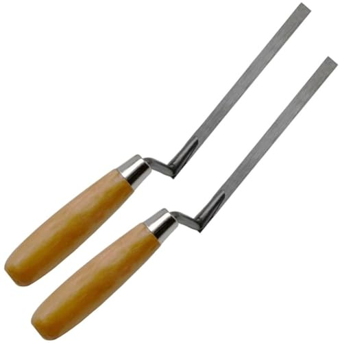 Fituenly 2 Pezzi di Cazzuola per Giunti in Mattoni, Strumenti per Muratura per Stuccatura di Malta, Cazzuola per Cemento, Strumento per Stuccatura, Cazzuola per, Giuntatrice per Mattoni, Strumenti