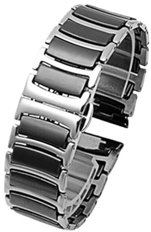 Keramiskt klockarmband Universal 20mm 22mm 18mm Quick-release Rostfritt stål Vikbart spänne Armband