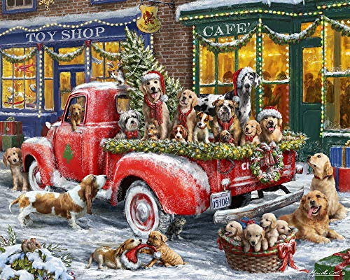 Vermont Christmas Company Doggone Christmas Jigsaw Puzzle 1000 Piece