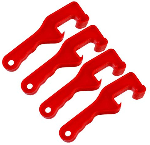 ULTECHNOVO Apriscatole Manuale Per Secchi in Plastica 0.79X0.79X0.79 Pollici Strumento Ergonomico Antiscivolo Per Apertura Facile Di Coperchi Di Vernice E Contenitori Casa E Garage