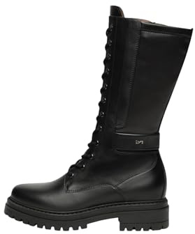 Nero Giardini I514841D Stivali Donna in Pelle E Materiale Tecnico - Nero 36 EU