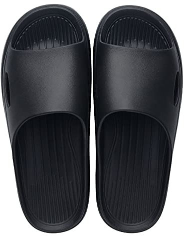 Chaussons Femme Homme été Sandales Claquette de Bain Cloud Slides Confortable Douche Soft Foam Sole Piscine Plage Maison Sport et D'extérieur Pantoufles Antidérapant Léger Respirant