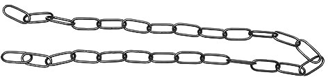 Lurrose 1m Cadena De Hierro Negra De Grosor De Resistente Para Colgar Lámparas y Accesorios De Iluminación De Techo Carga Hasta Uso y Decoración
