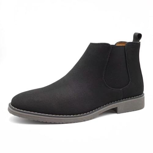 Finishing & Sewing Botas Chelsea para hombre, estilo informal, informales