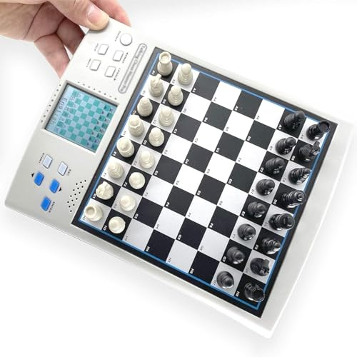 Juego De Ajedrez Electrónico 14 En 1, Tablero Electrónico con Pantalla LCD, Función De Aprendizaje, 30 Niveles De Dificultad, para Partidas De Dos Jugadores Y Juegos Familiares