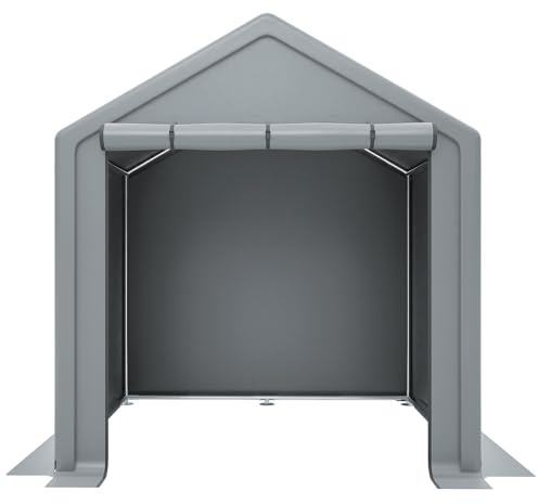 SJASD Cobertizo Jardín Exterior, Carpa Portátil Tienda de campaña de Almacenamiento, Anti-UV Impermeable Garaje Exterior para Herramientas Bicicletas y Motos, Tela PE (Size:190x170x200cm)