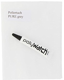 polyWatch Poleringspasta plus inkl. original PUREgrey polerduk (1 rör 5 g. Innehåll: